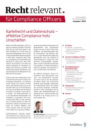 Recht relevant für Compliance Officers 1|2022